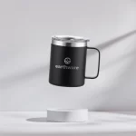 Earth Camp Mug Premium Insulated Travel Cup - Black (355ml) - Image 2