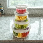 Glass Food Storage Containers - Circle (1670ml) - Image 5