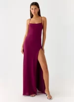 Alouette Maxi Dress - Plum