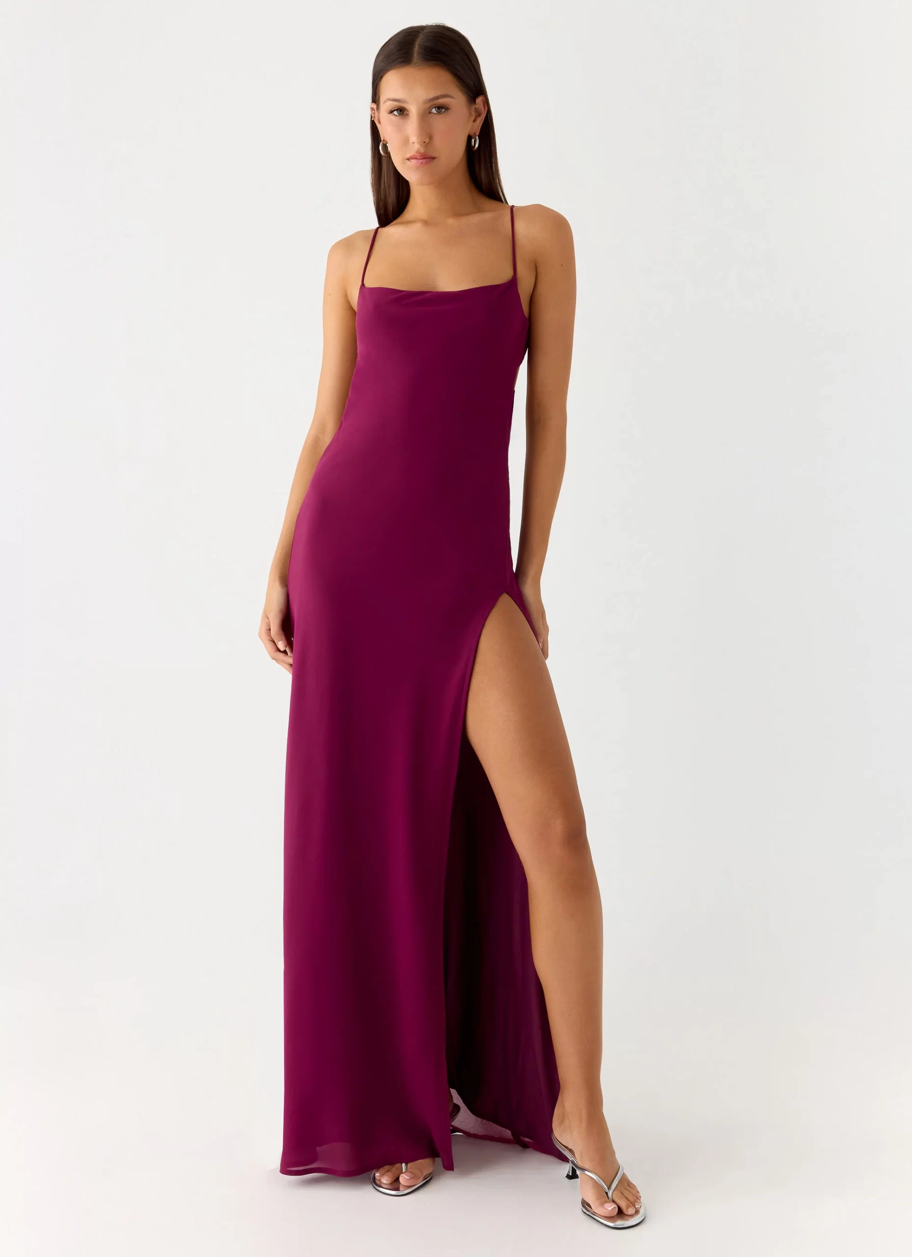 0D058398-1658-3351-876B-3B27D16BFF3C.webp Alouette Maxi Dress - Plum - 图片 1