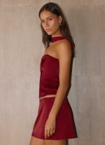 Do It Again Top - Dark Cherry - 图片 2