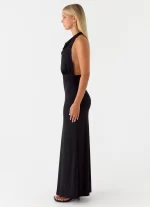 Crazy Over Me Maxi Dress - Black - 图片 2