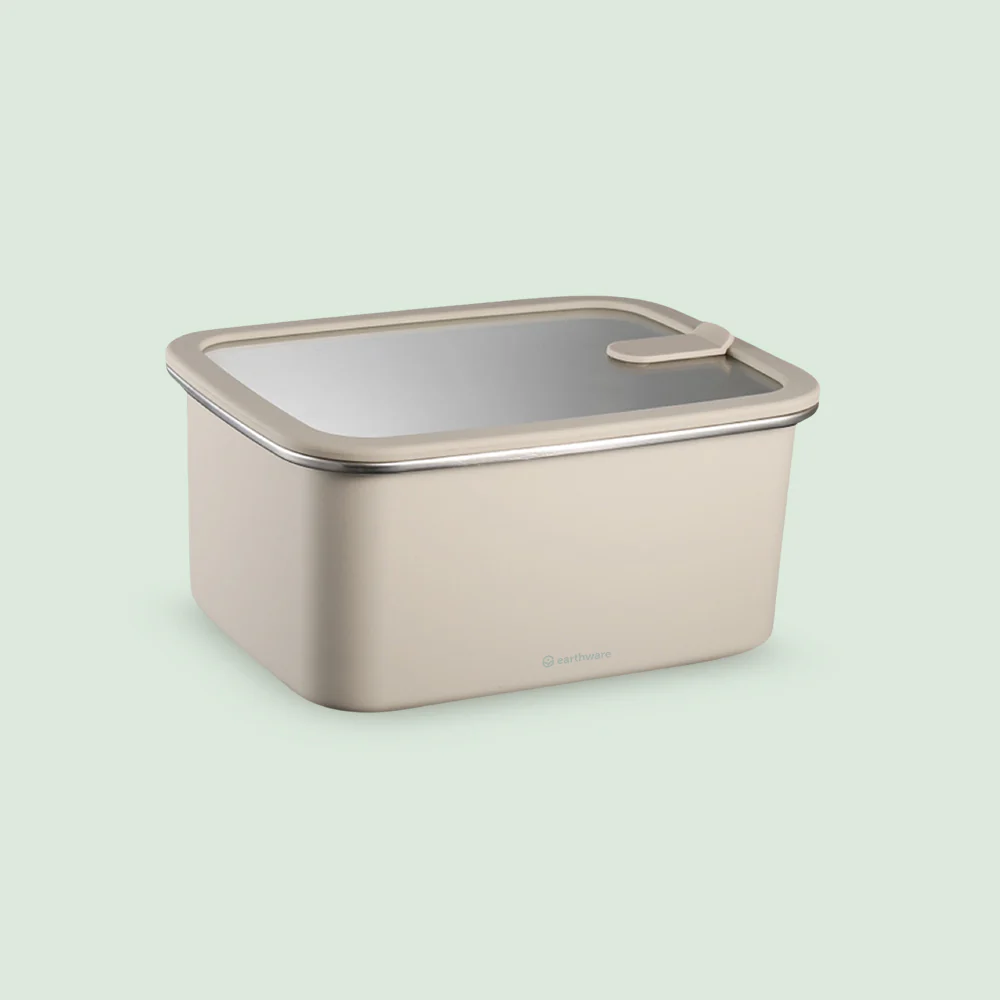 1DE59AF7-3012-DF9F-BC3F-E82B9420263A.webp Stainless Steel Food Storage Container - Rectangle (2900ml) - Image 1