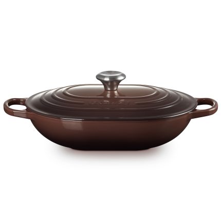 Oblong Casserole 31cm Ganache (Black Interior)