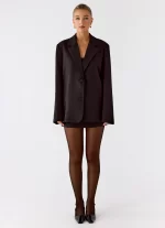 Kingston Oversized Blazer - Black - 图片 3