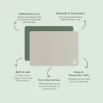 No-Tox Silicone Oven Tray & Baking Mat - 2 Pack - Image 8