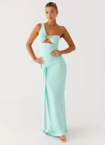 Ravi One Shoulder Top - Aqua - 图片 5