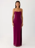 Alouette Maxi Dress - Plum - 图片 2