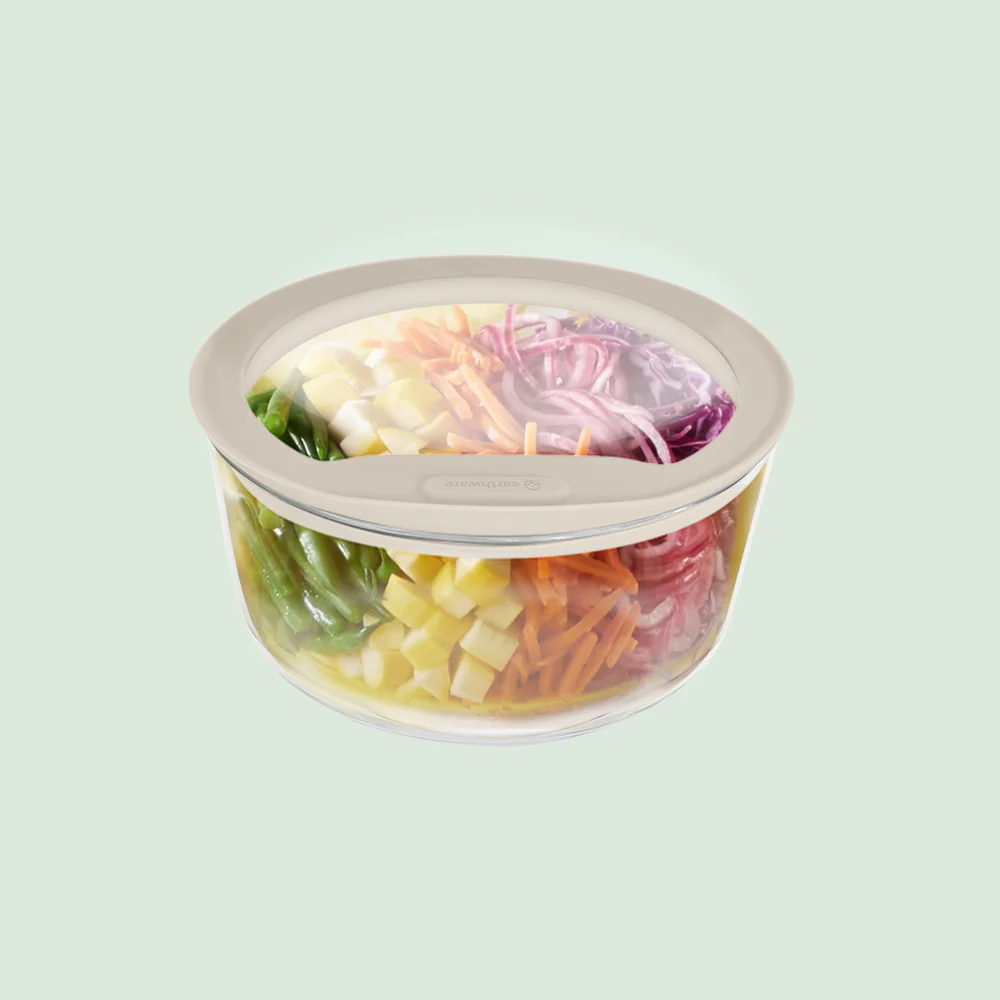 3912FFD7-31B1-26D5-7805-F0B85DA04527.webp Glass Food Storage Containers - Circle (1670ml) - Image 1
