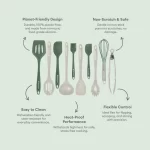 No-Tox Silicone Kitchen Utensils Set - Complete Set - Image 12