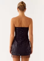 Wear My Kiss Mini Dress - Black - 图片 4