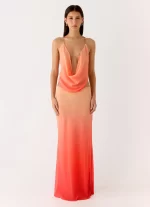 Feliciana Maxi Skirt - Sunset Ombre - 图片 8