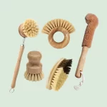 Renewable Bamboo Cleaning Brush Set