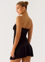 Meridella Strapless Mini Dress - Black - 图片 6
