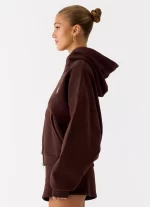 Signature Double Zip Up Hoodie - Chocolate - 图片 3