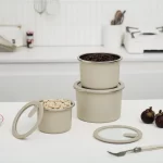 Stainless Steel Food Storage Container - Circle (1500ml) - Image 4