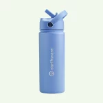 Earth Bottle Premium Insulated Water Bottle with 2 x Caps - Blue (550ml) - Image 2