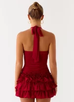 Someone Else Halter Top - Dark Cherry - 图片 3