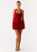 Someone Else Halter Top - Dark Cherry - 图片 5