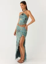 Lloyd Maxi Skirt - Aqua Blur - 图片 5