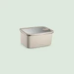 Stainless Steel Food Storage Container - Rectangle (600ml)