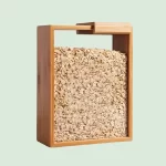 Glass Bamboo Cereal & Dry Food Dispenser - 5 Pack - Image 2