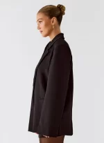 Kingston Oversized Blazer - Black - 图片 4
