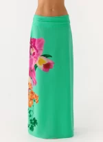 Blushing Bloom Maxi Skirt - Jungle Bloom - 图片 2