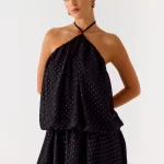 Bet You Wanna Mini Dress - Black