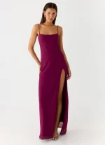 Alouette Maxi Dress - Plum - 图片 3