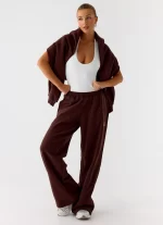 Signature Low Rise Sweatpants - Chocolate