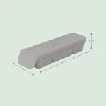 No-Tox Silicone Freezer & Oven Tray Mould - 3 Portion - Image 4