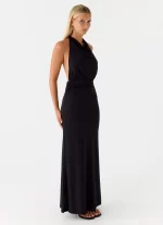 Crazy Over Me Maxi Dress - Black - 图片 6
