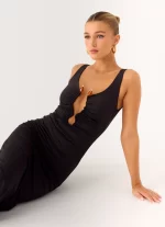 Weightless Maxi Dress - Black - 图片 6