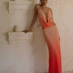Feliciana Maxi Skirt - Sunset Ombre