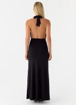 Crazy Over Me Maxi Dress - Black - 图片 3
