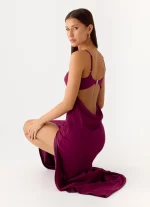 Alouette Maxi Dress - Plum - 图片 6