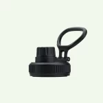 Earth Bottle Premium Insulated Water Bottle with 2 x Caps - Black (550ml) - Image 3