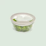 Glass Food Storage Containers - Circle (950ml)